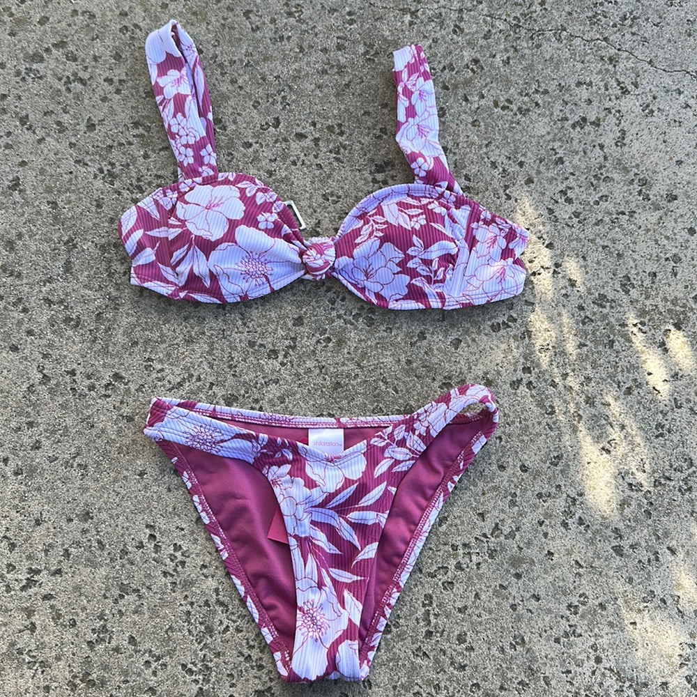 LAST ONE FLORAL BIKINI SET